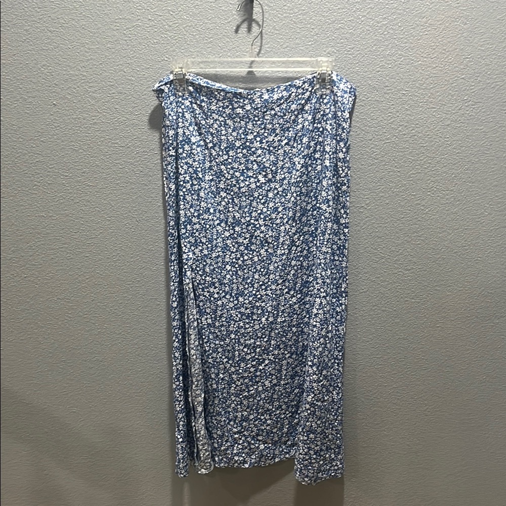 Floral Blue Women's Skirt